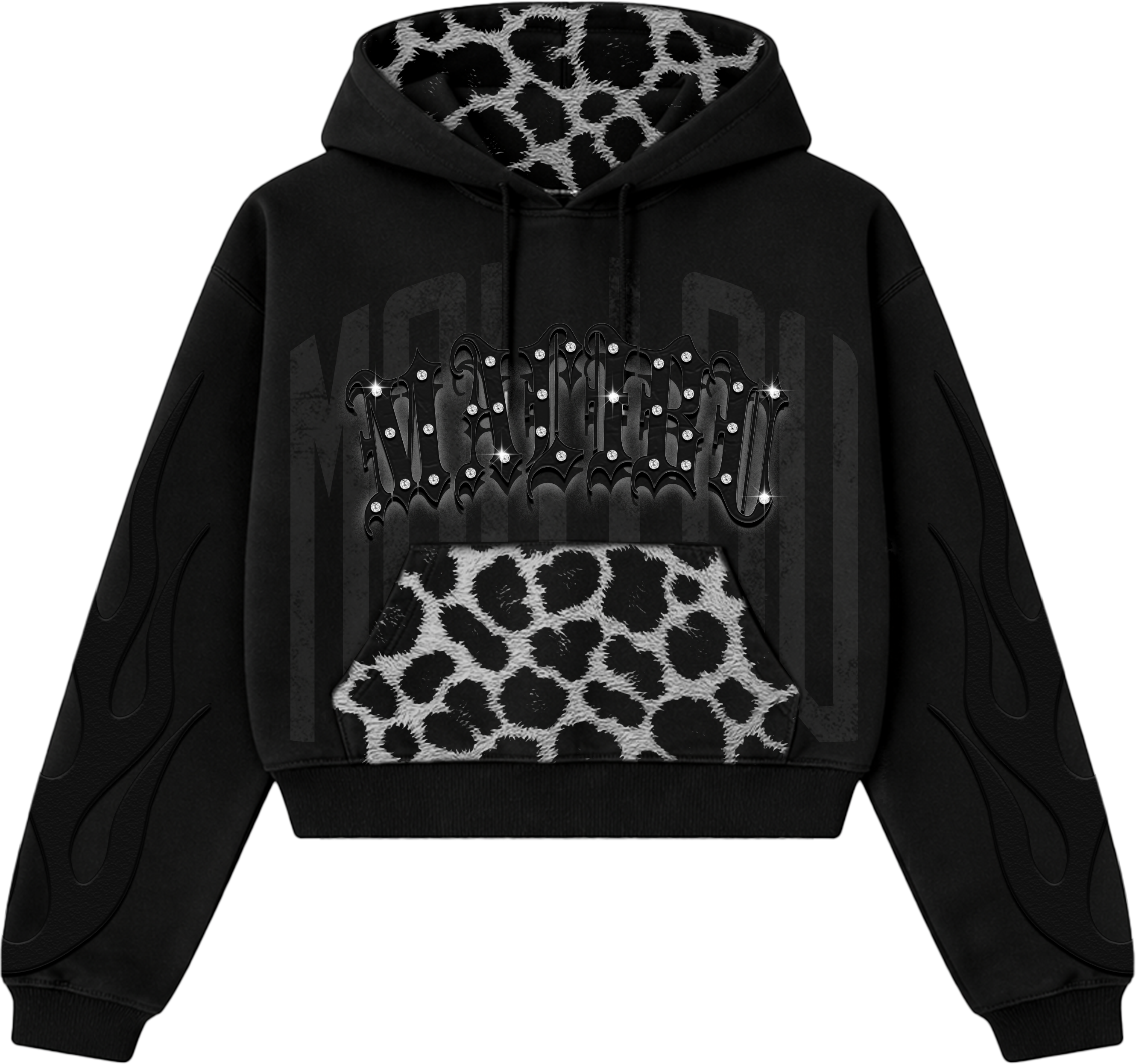 "Obsidian" Cheetah Hoodie