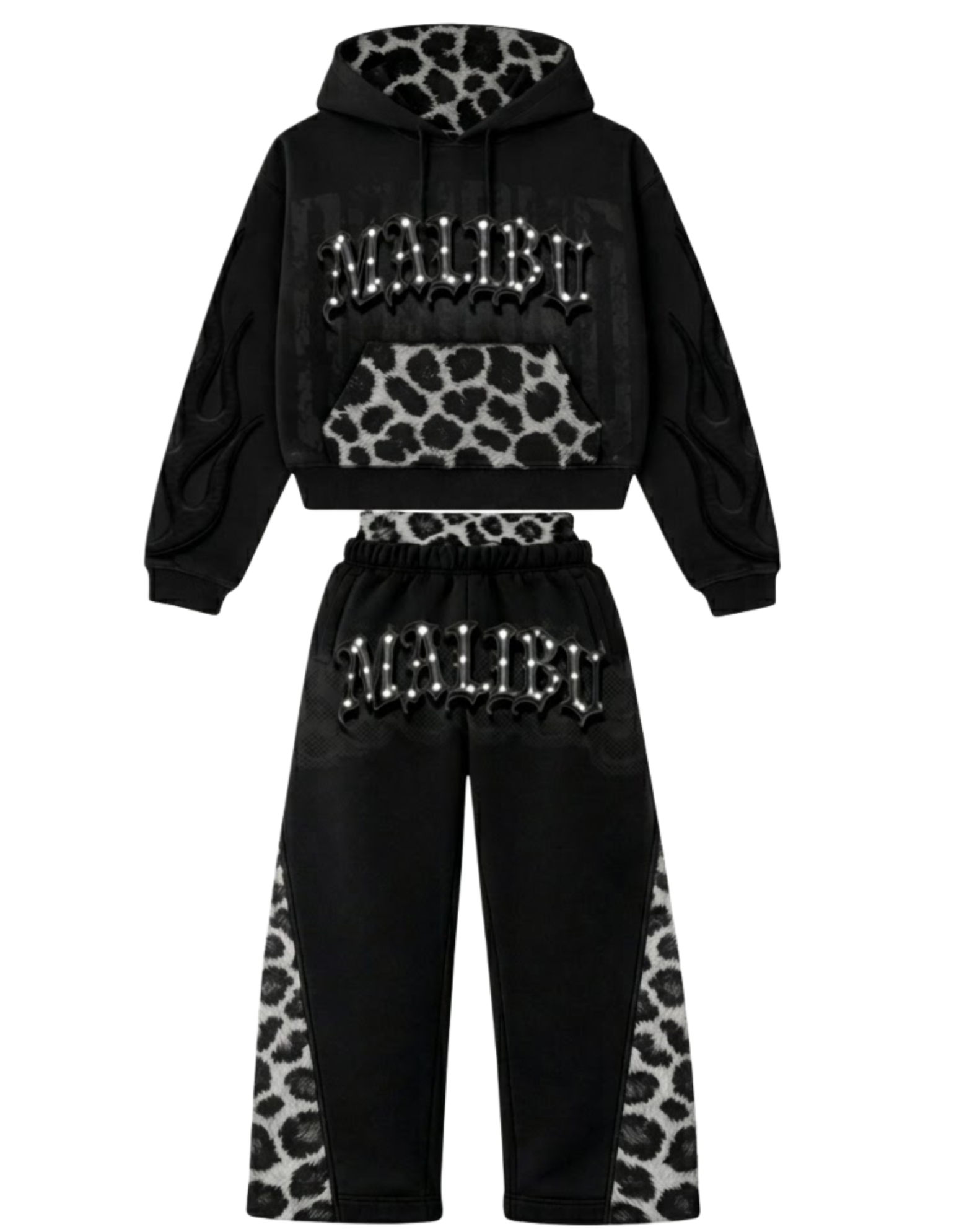 "Obsidian" Cheetah Set